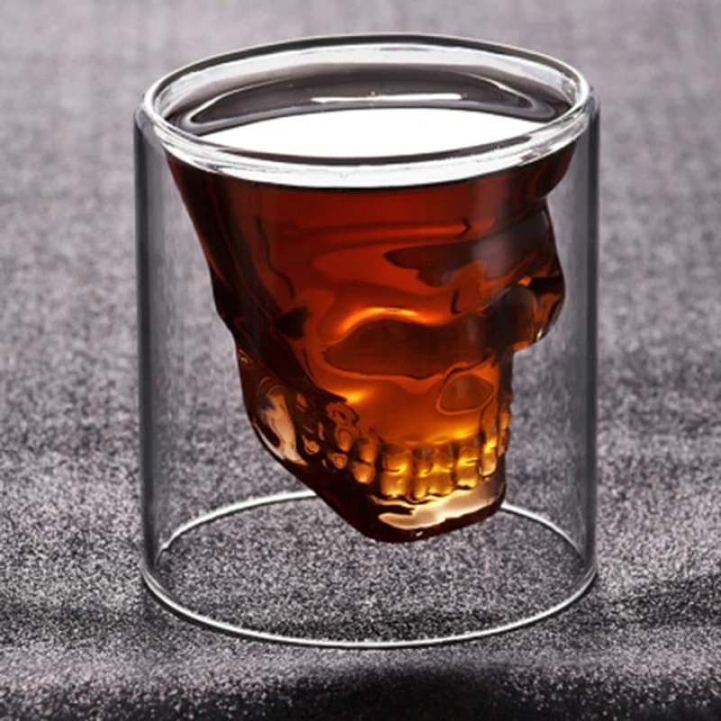 Coffret Cocktails La Muerte - 6 Shots Tête De Mort + Livre 20 Recettes - Céramique, Occasion