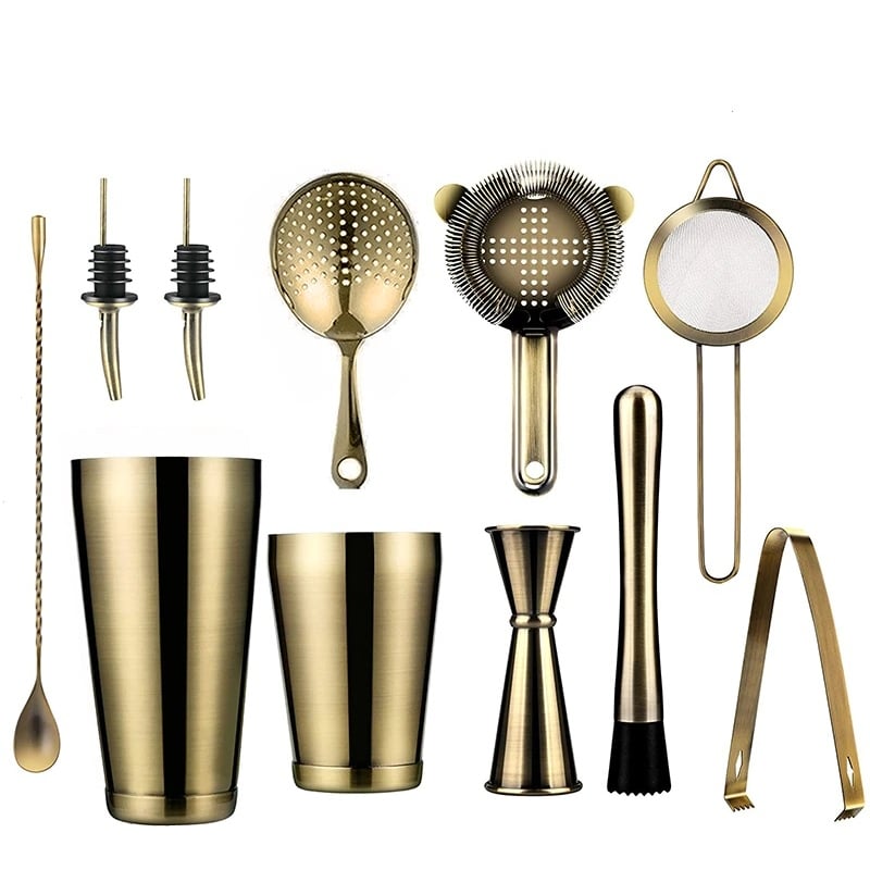 Kit Cocktail Shaker Boston Bronze • Boutique du Cocktail