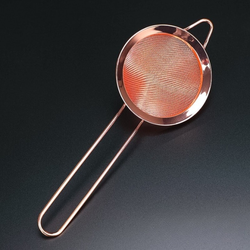 Lot De 4 Passoires à Cocktail Et Filtre à Mailles Fines - Pour Café, Thé, Jus, Cocktails - Design à Double Poignée