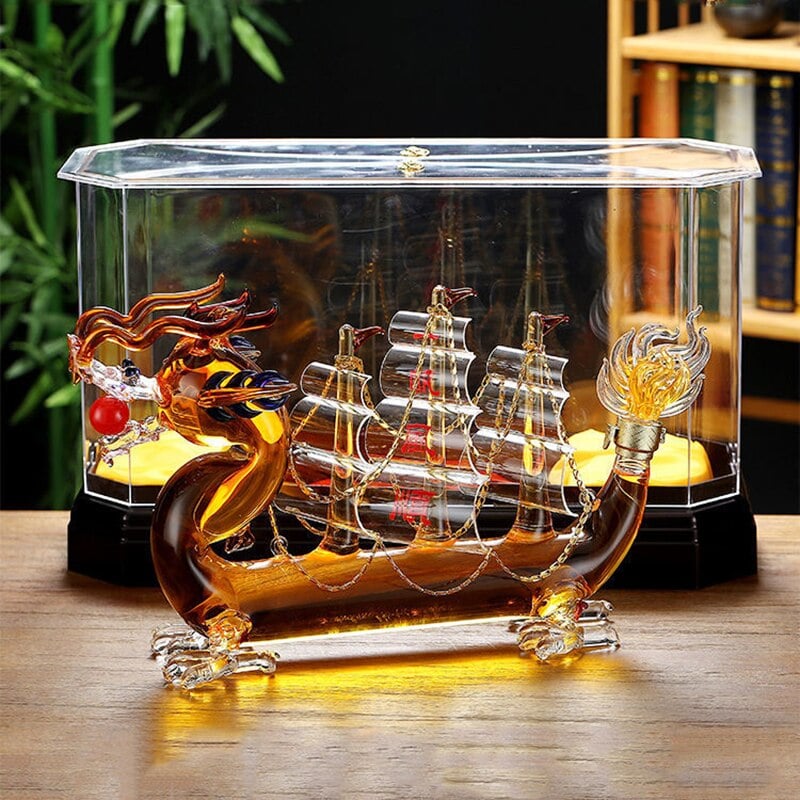 Carafe en verre avec anse en bambou Transparent Madam Stoltz Design Adulte Carafe en verre avec anse en bambou Transparent Madam Stoltz Design Adulte