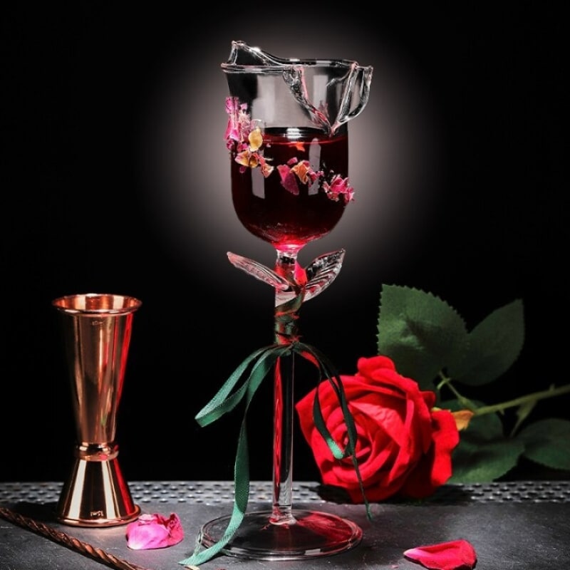 Bokon Lot De 12 Verres à Vin Transparents De 295 Ml - Verres à Eau Vintage - Motif Diamant En Relief - Avec Tige Pour Boire Du Jus, Des Alcools, Des