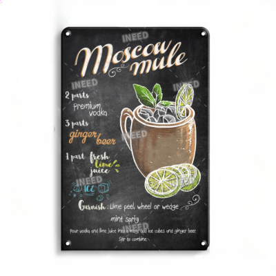 Plaque Deco Moscow Mule