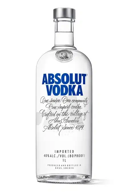 Les essentiels du bar à domicile Vodka