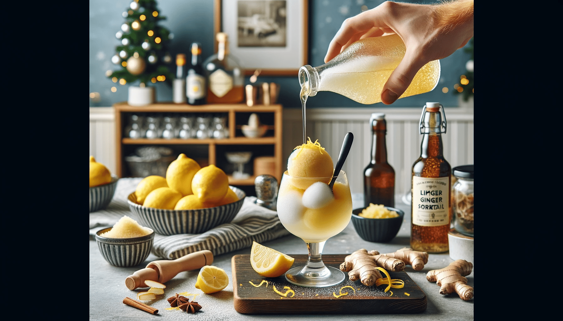 Sorbet Citron et Gingembre