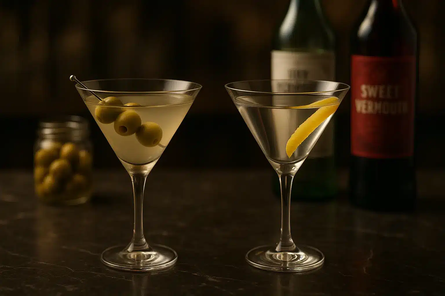 Martini Dirty vs Perfect : tout est question d’olive martini dirty vs perfect le duel des saveurs