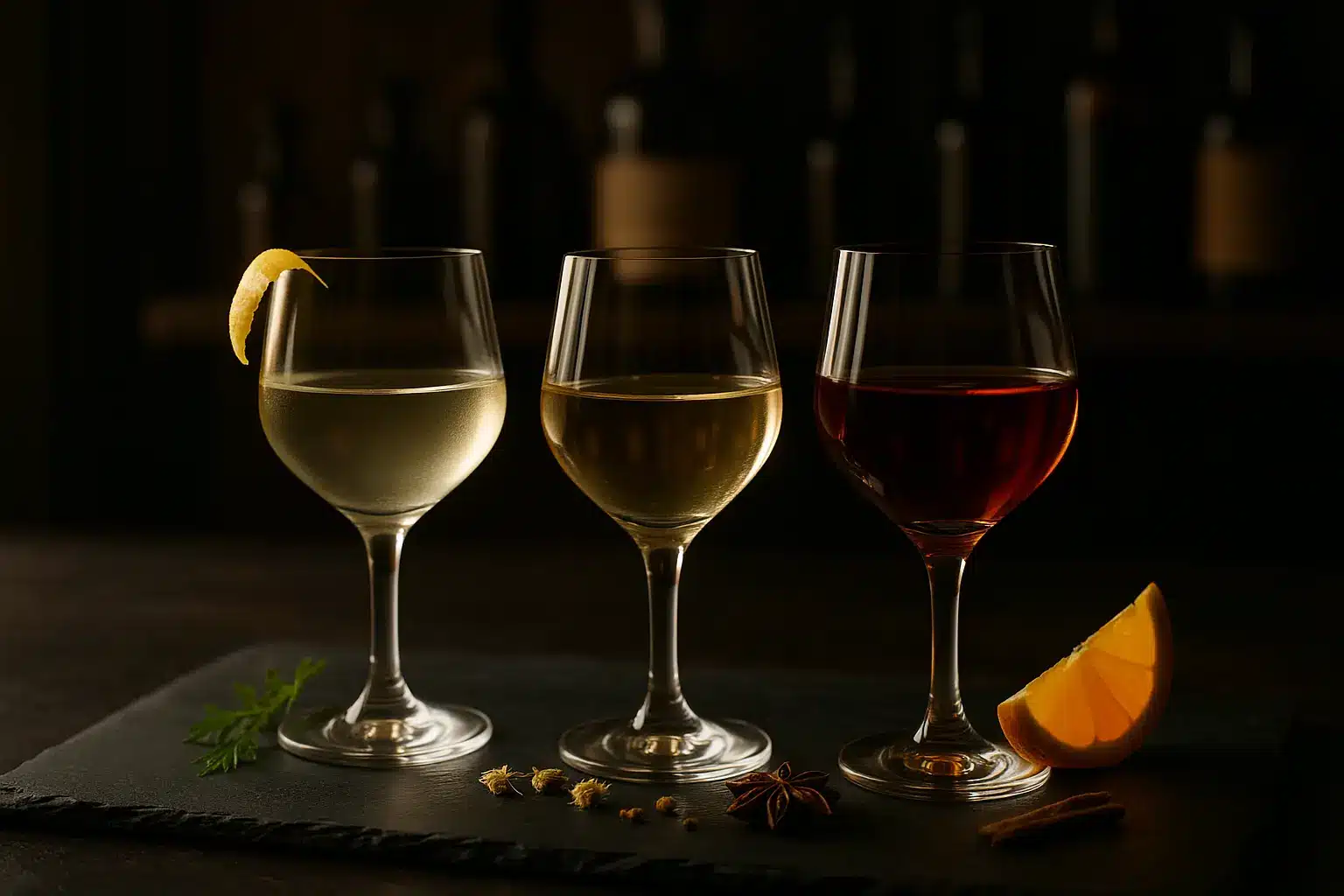 vermouths sec bianco rosso